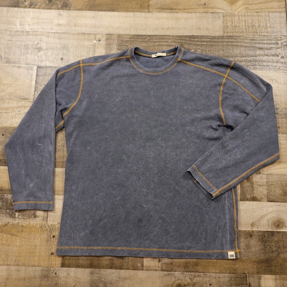 Agave Lux Full Cut Desperado Long‎ Sleeve Supima Cotton Shirt Size L